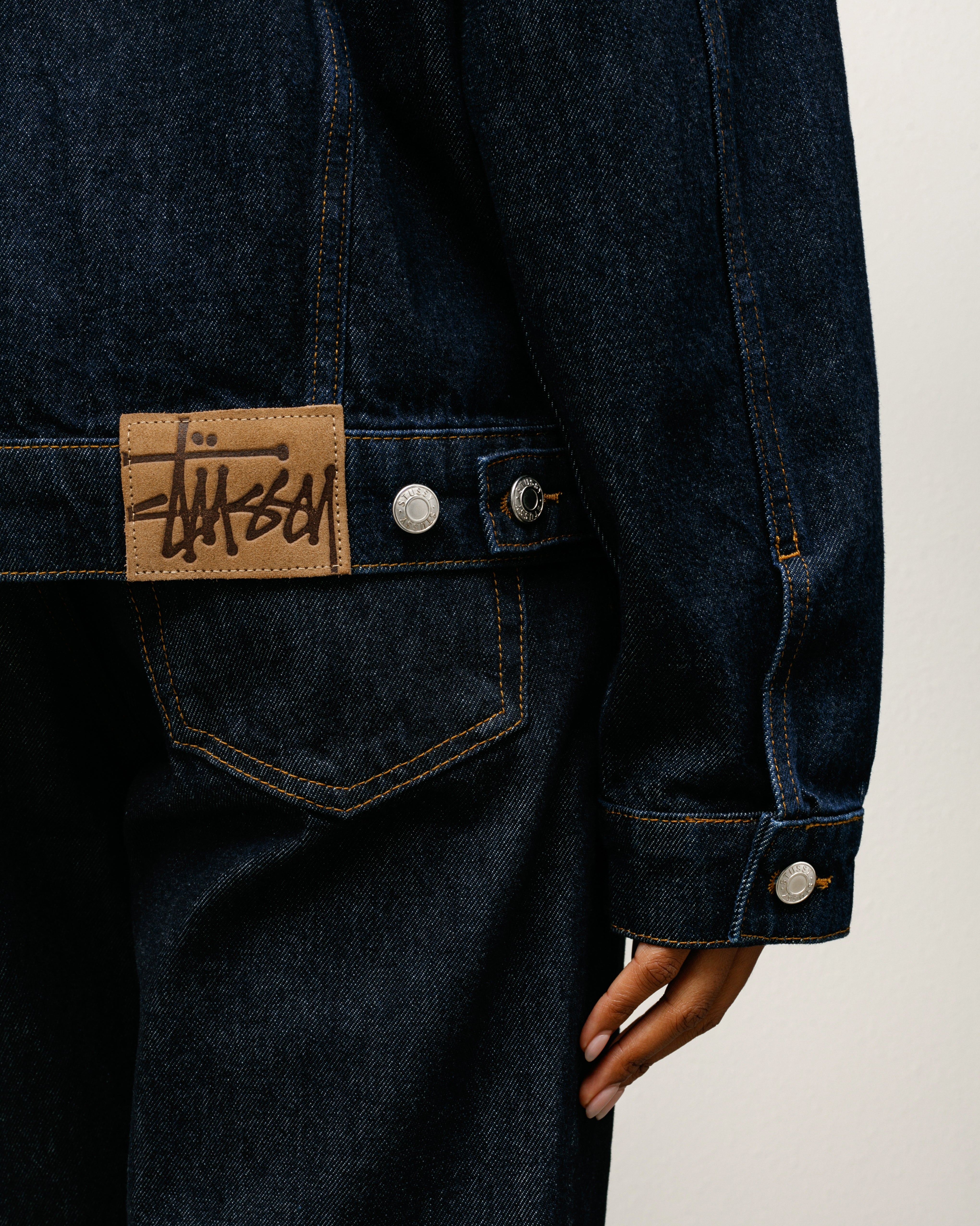 Trucker Jacket Denim – Rinsed Indigo | Outerwear | Stüssy Korea