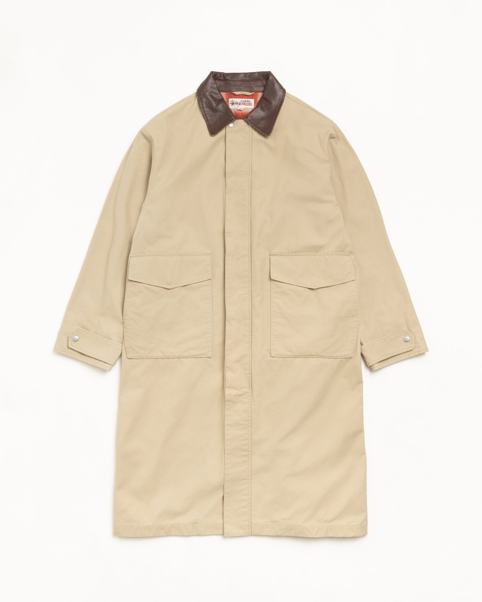 Duster Coat - Khaki | Outerwear | Stüssy Korea