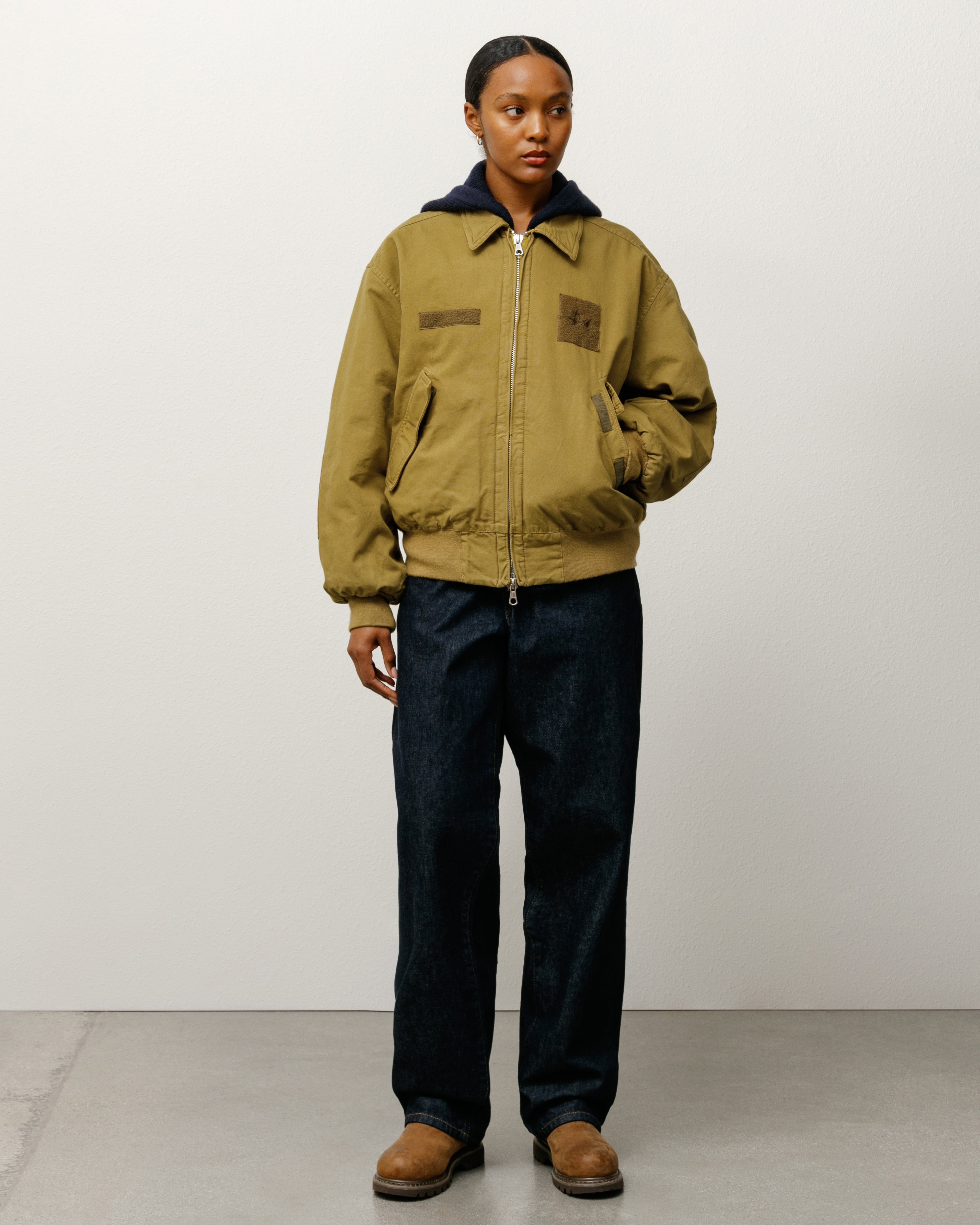 Flight Bomber – Golden Olive | Outerwear | Stüssy Korea
