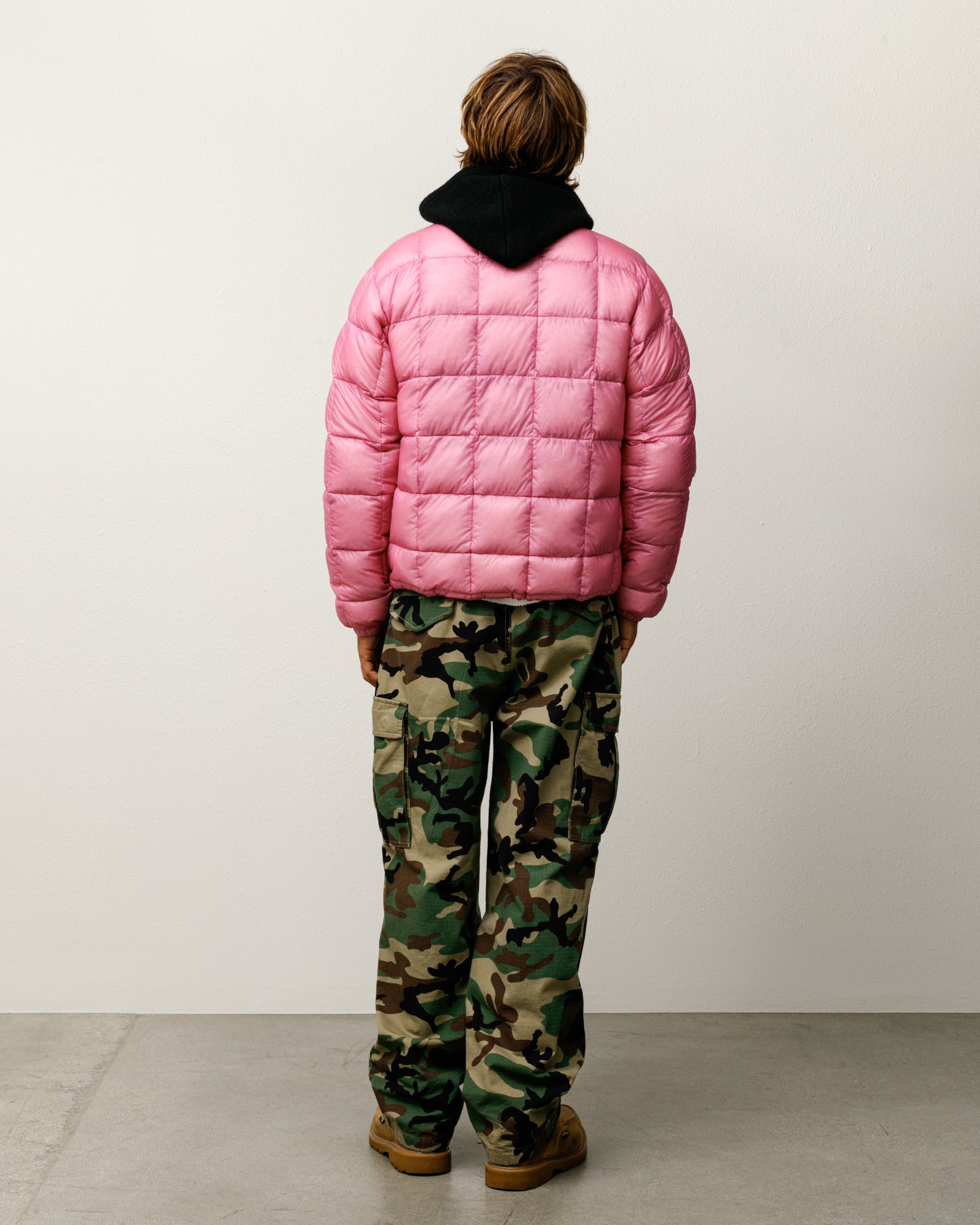 Midweight Puffer Mens Long Sleeve In Pink