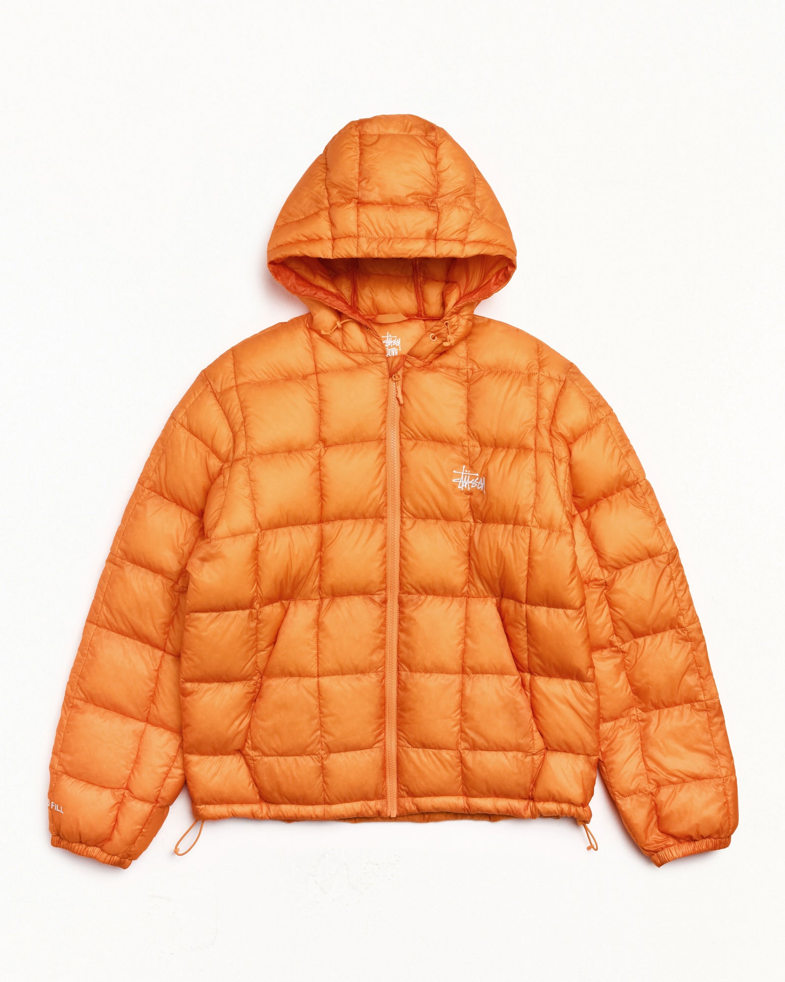 Midweight Hooded Puffer - Orange | Outerwear | Stüssy Korea