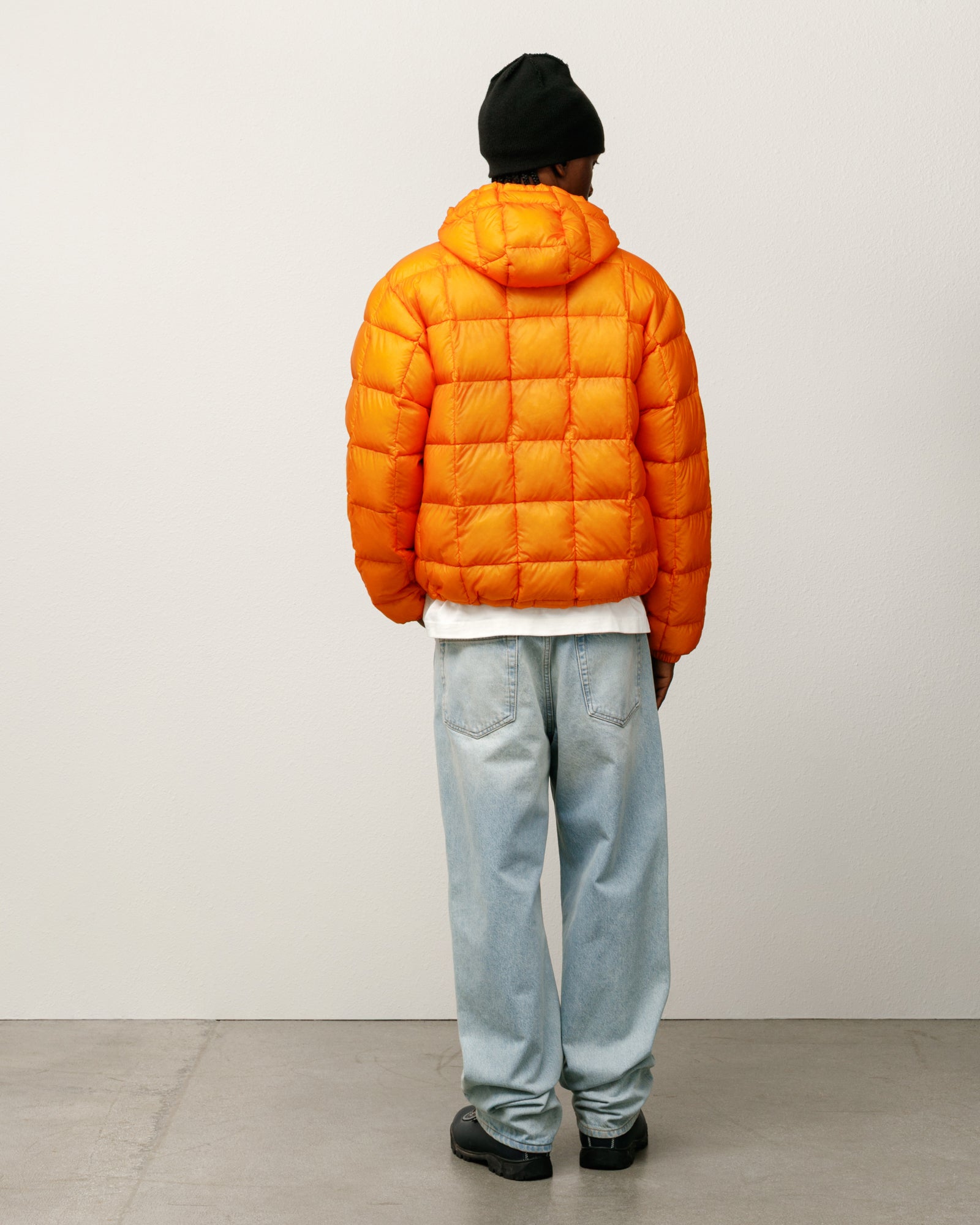 Midweight Hooded Puffer – Orange | Outerwear | Stüssy Korea