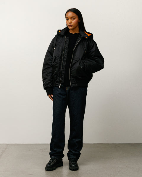 Flight Bomber Mens Long Sleeve In Black