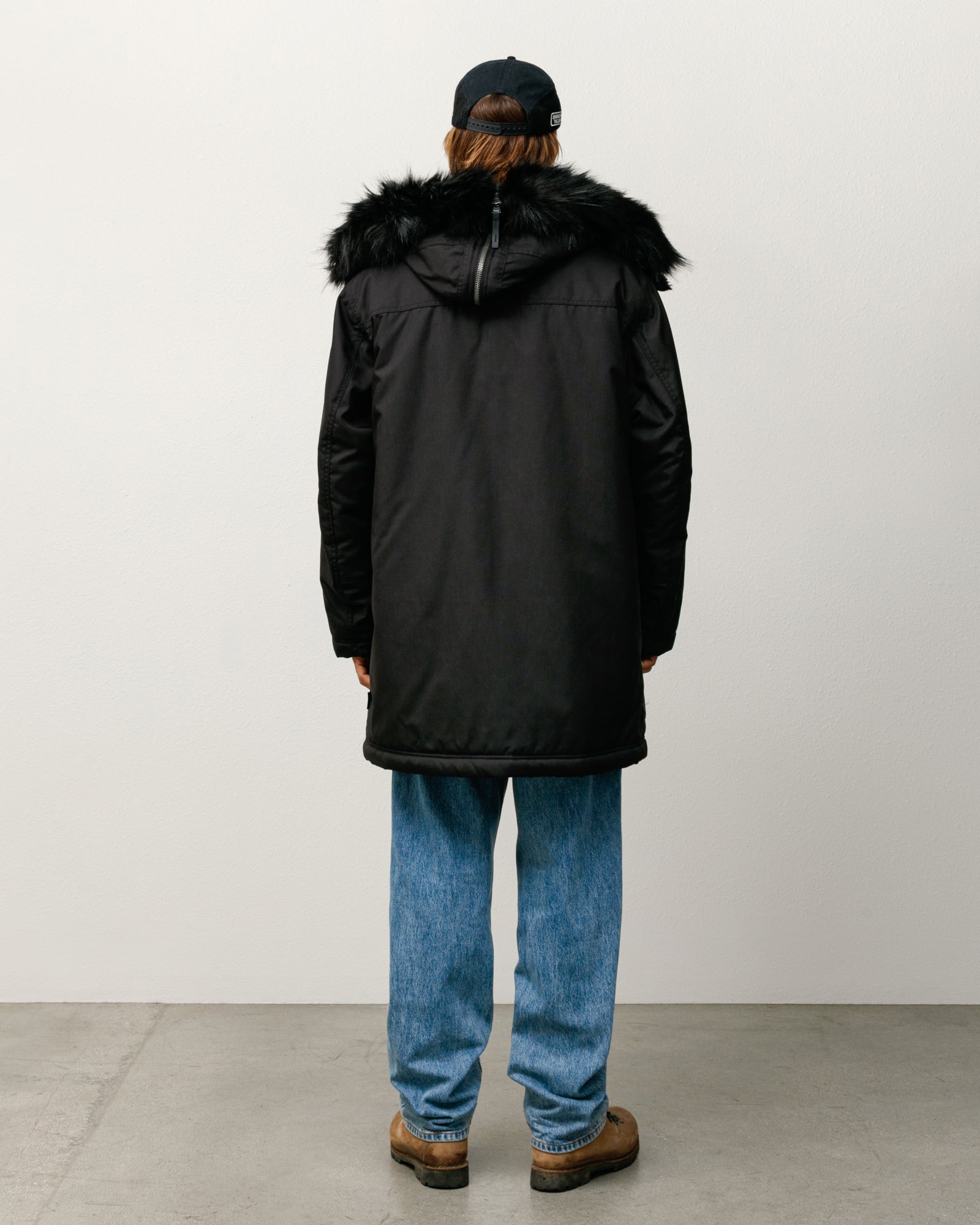Stüssy Alpha Winter Parka – Black | Outerwear | Stüssy Korea