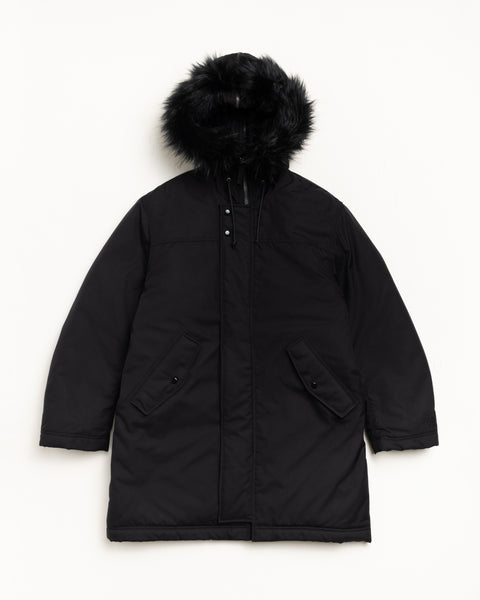 Stussy X Alpha Military Parka Mens Long Sleeve In Black