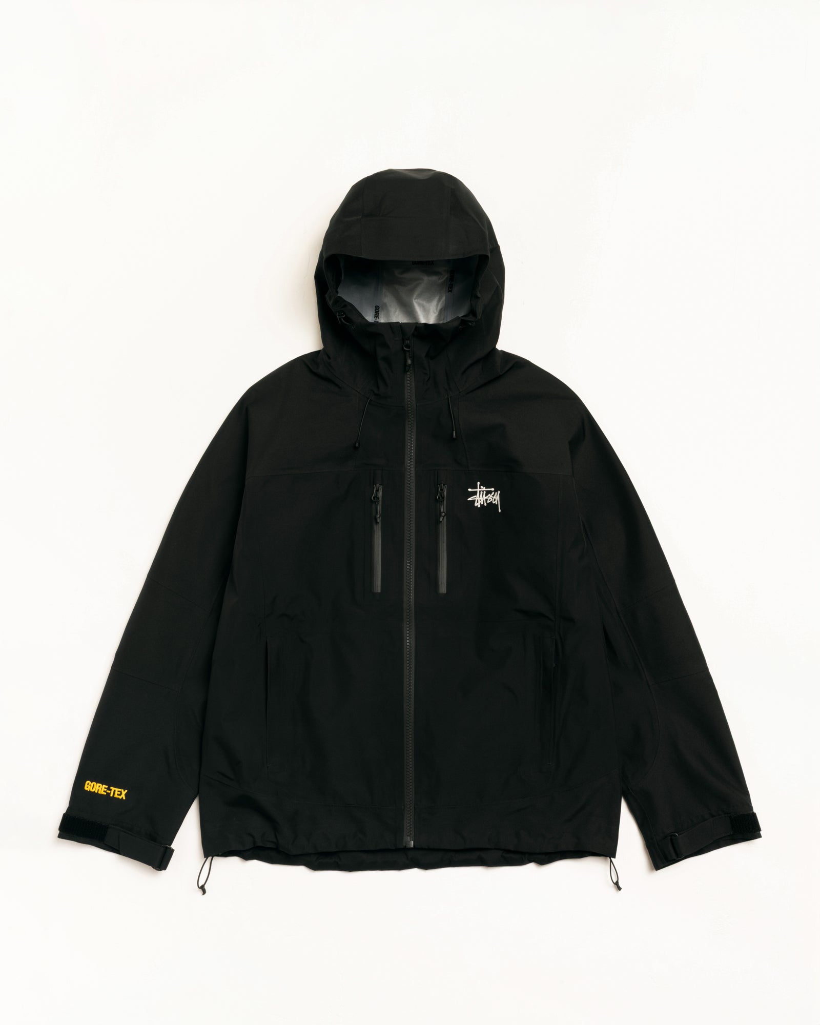 Gore-Tex® Guide Shell – Black | Outerwear | Stüssy Korea