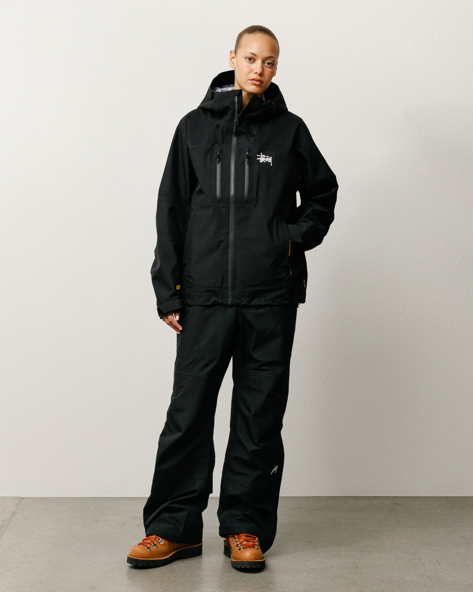 Gore-Tex® Guide Shell – Black | Outerwear | Stüssy Korea