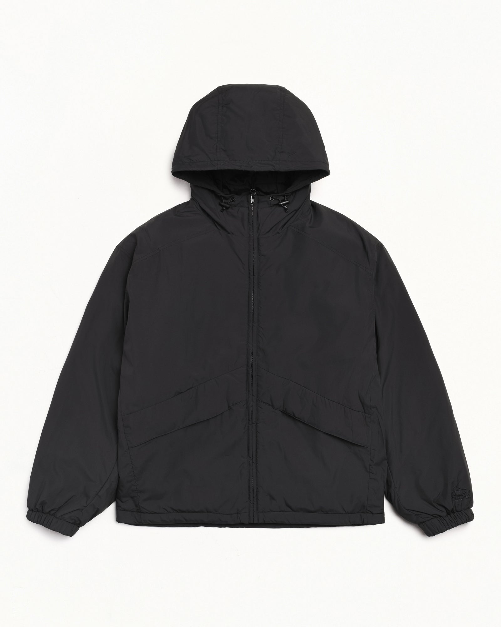 Insulated Hooded Jacket – Black | Outerwear | Stüssy Korea
