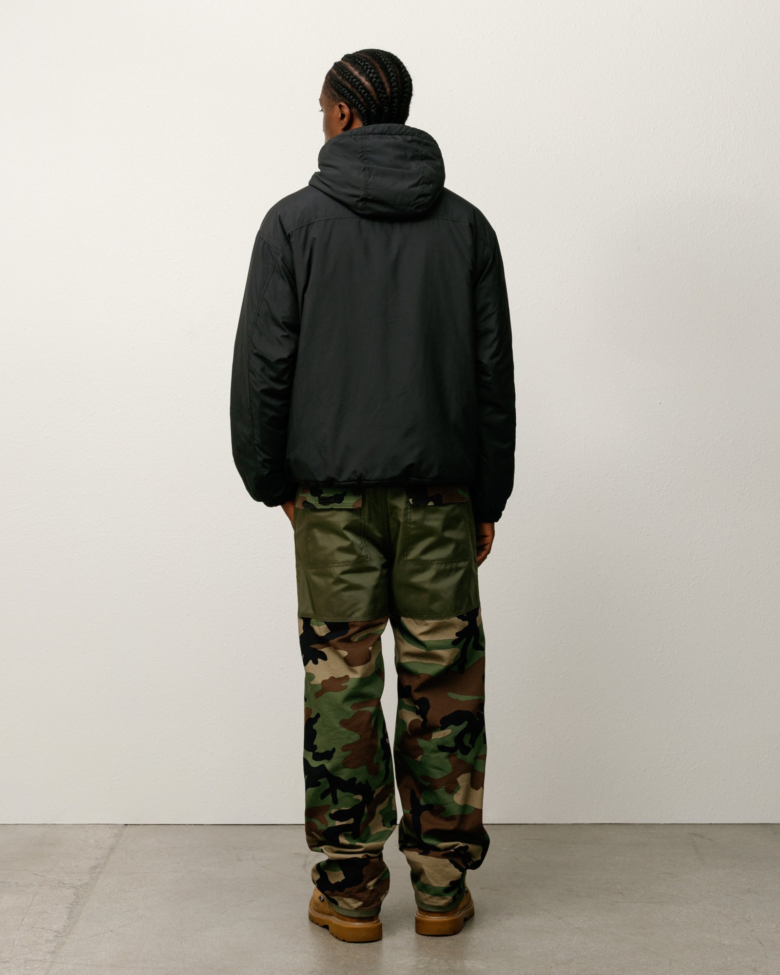 Insulated Hooded Jacket – Black | Outerwear | Stüssy Korea