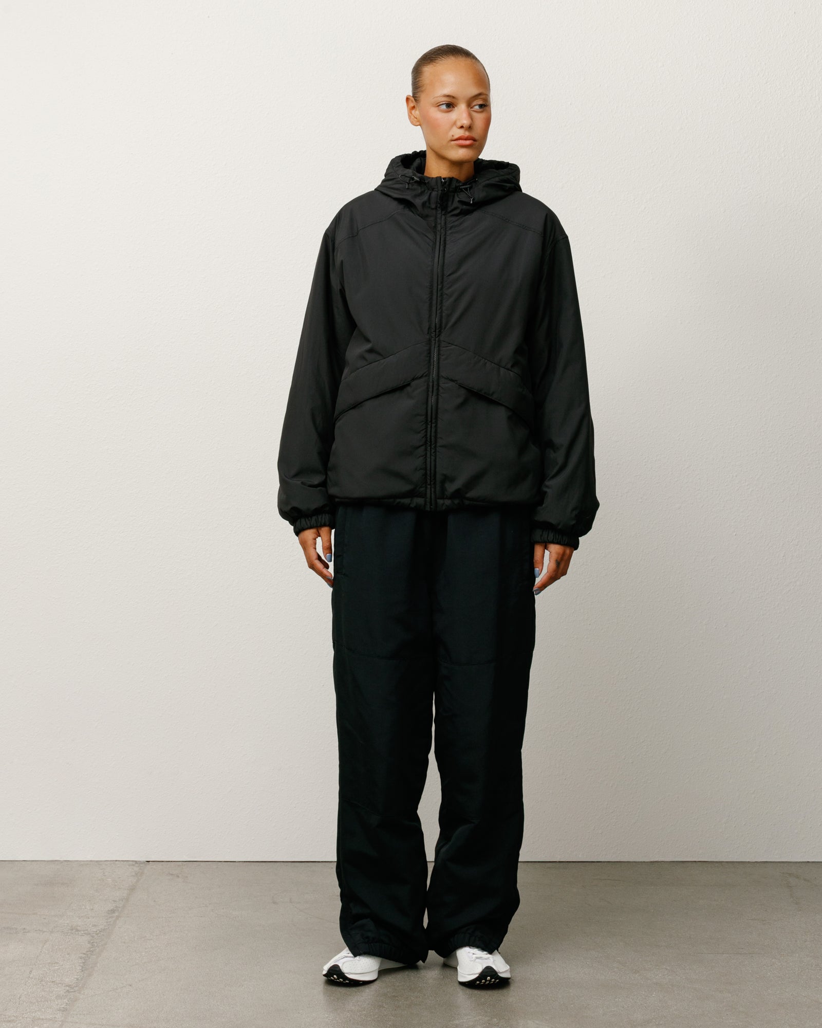 Insulated Hooded Jacket – Black | Outerwear | Stüssy Korea