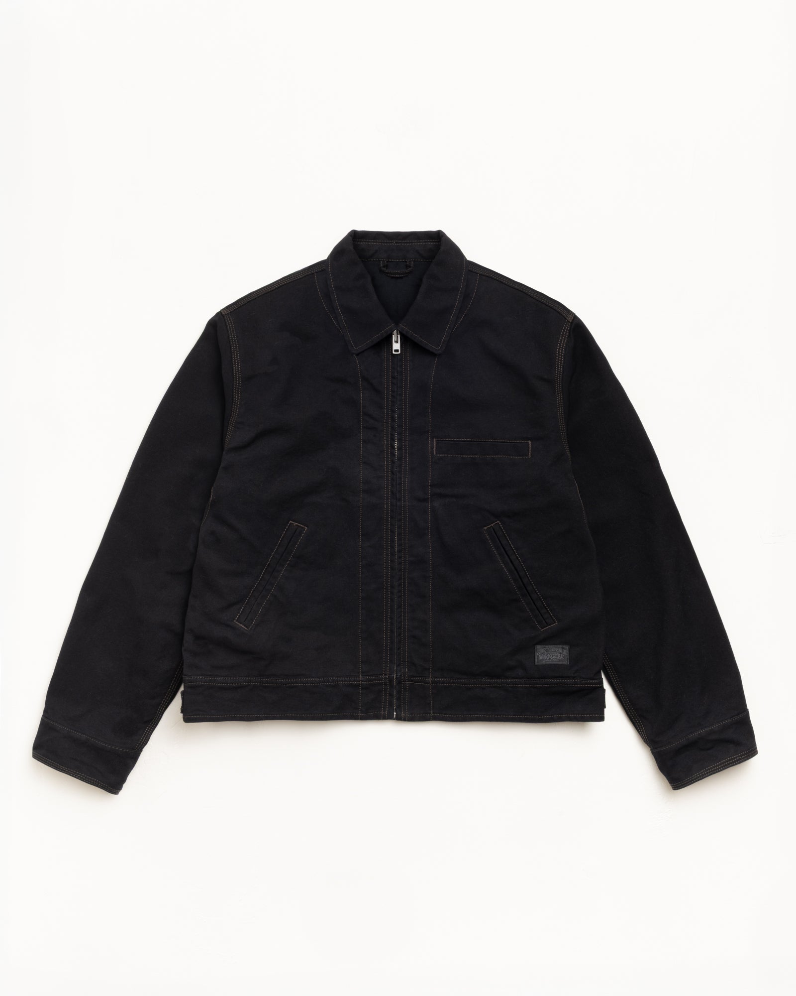 Work Jacket Collared – Black | Outerwear | Stüssy Korea