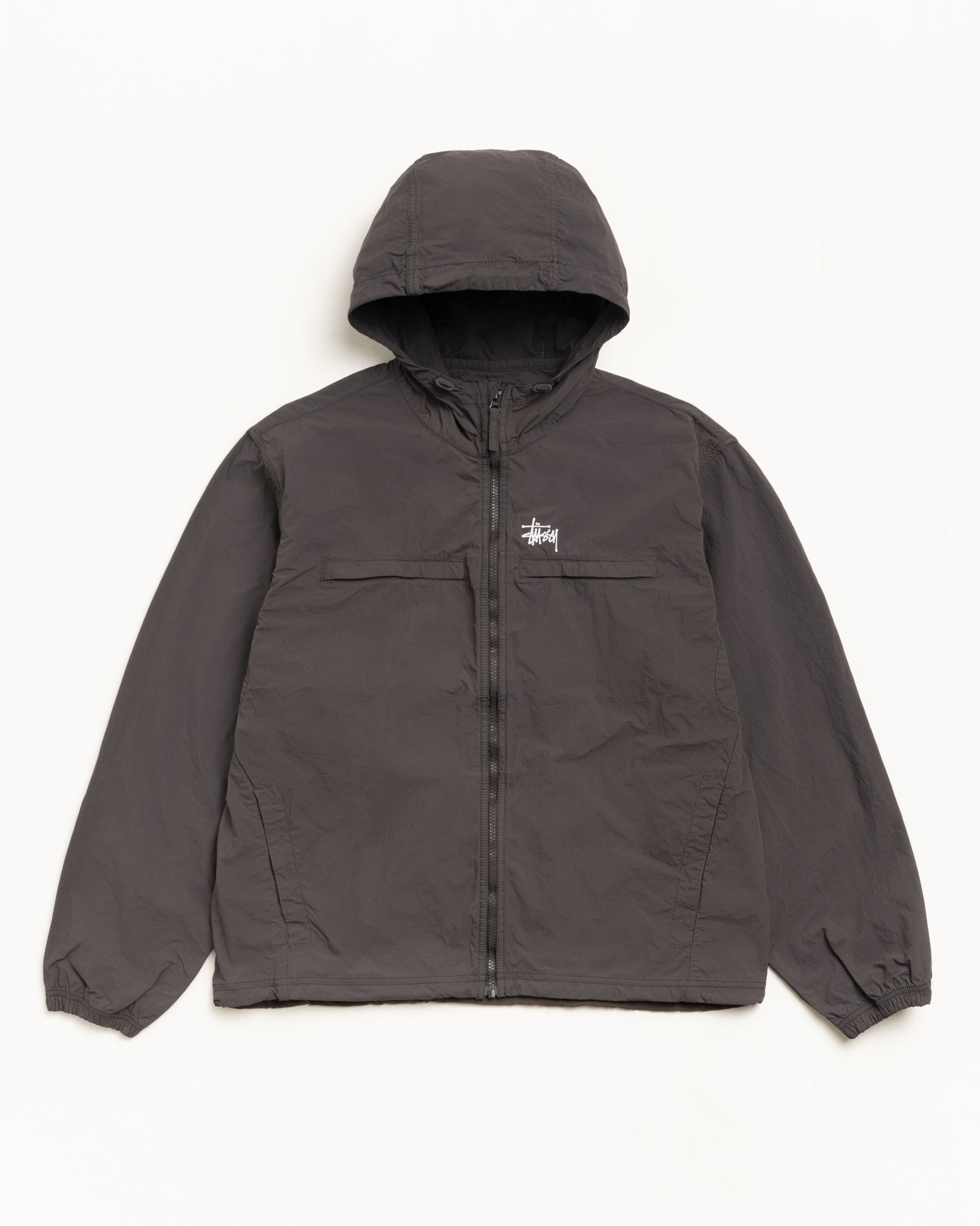 Lightweight Hooded Jacket – Brown | Outerwear | Stüssy Korea