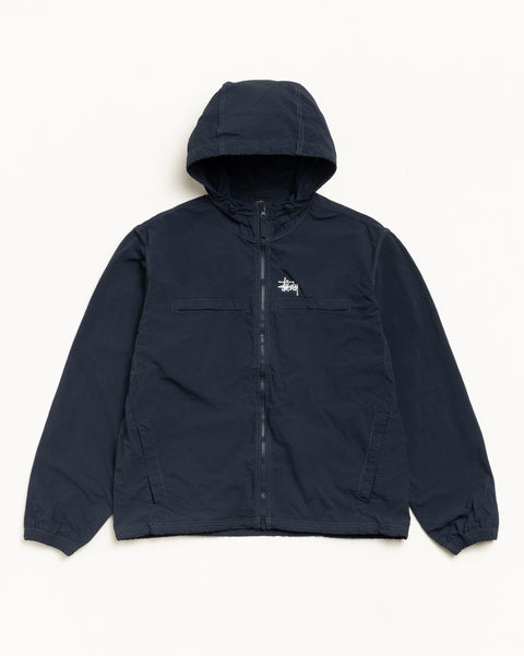 Lightweight Hooded Jacket Mens Long Sleeve In Navy