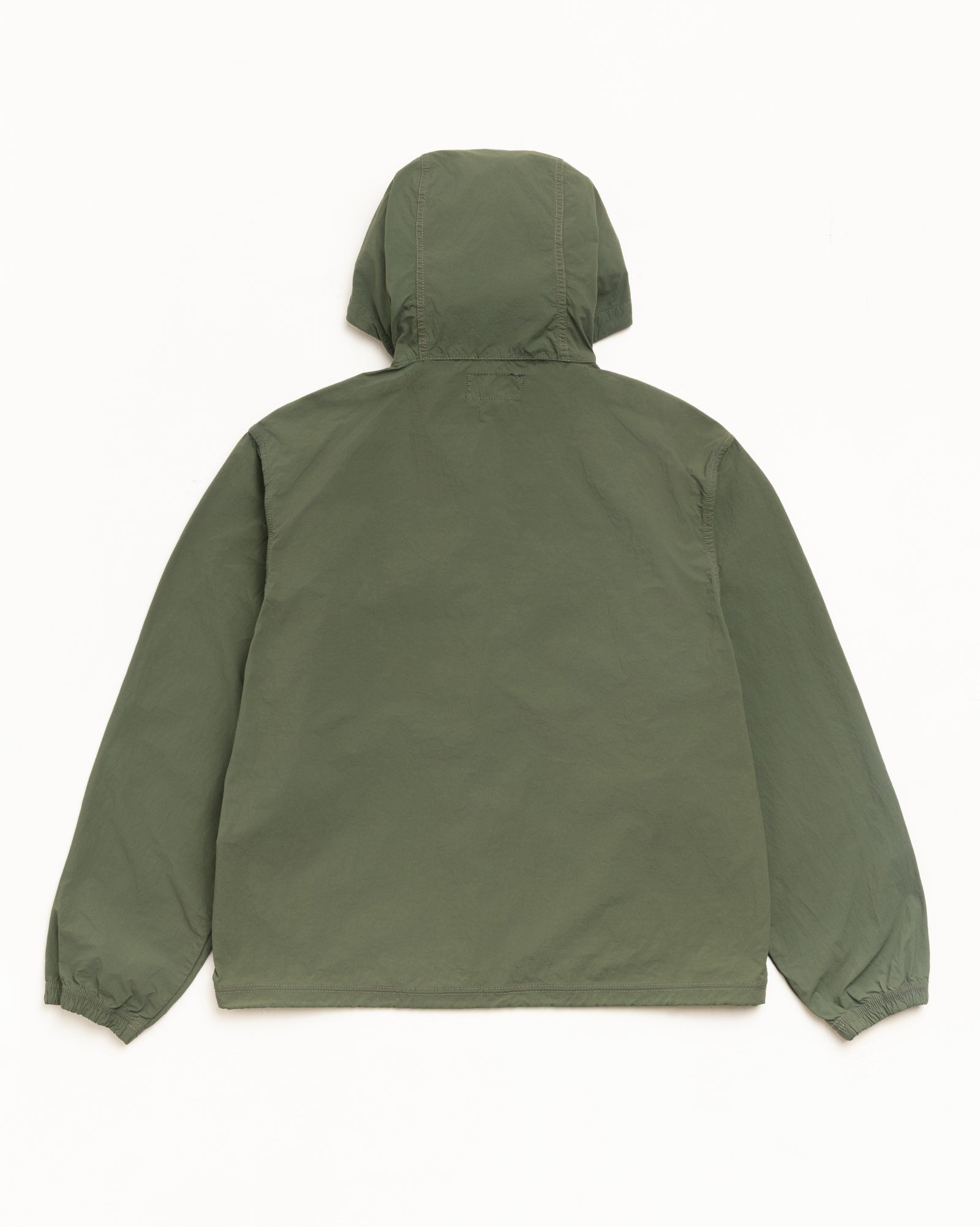 Lightweight Hooded Jacket Unisex Long Sleeve In Olive