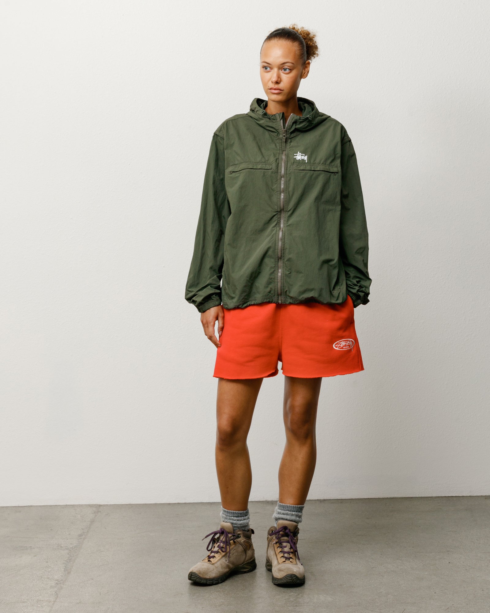 デ*女様 00's Stussy コットンナイロン jacket オリーブ M Lightweight Hooded Jacket – Olive | Outerwear | Stüssy Korea