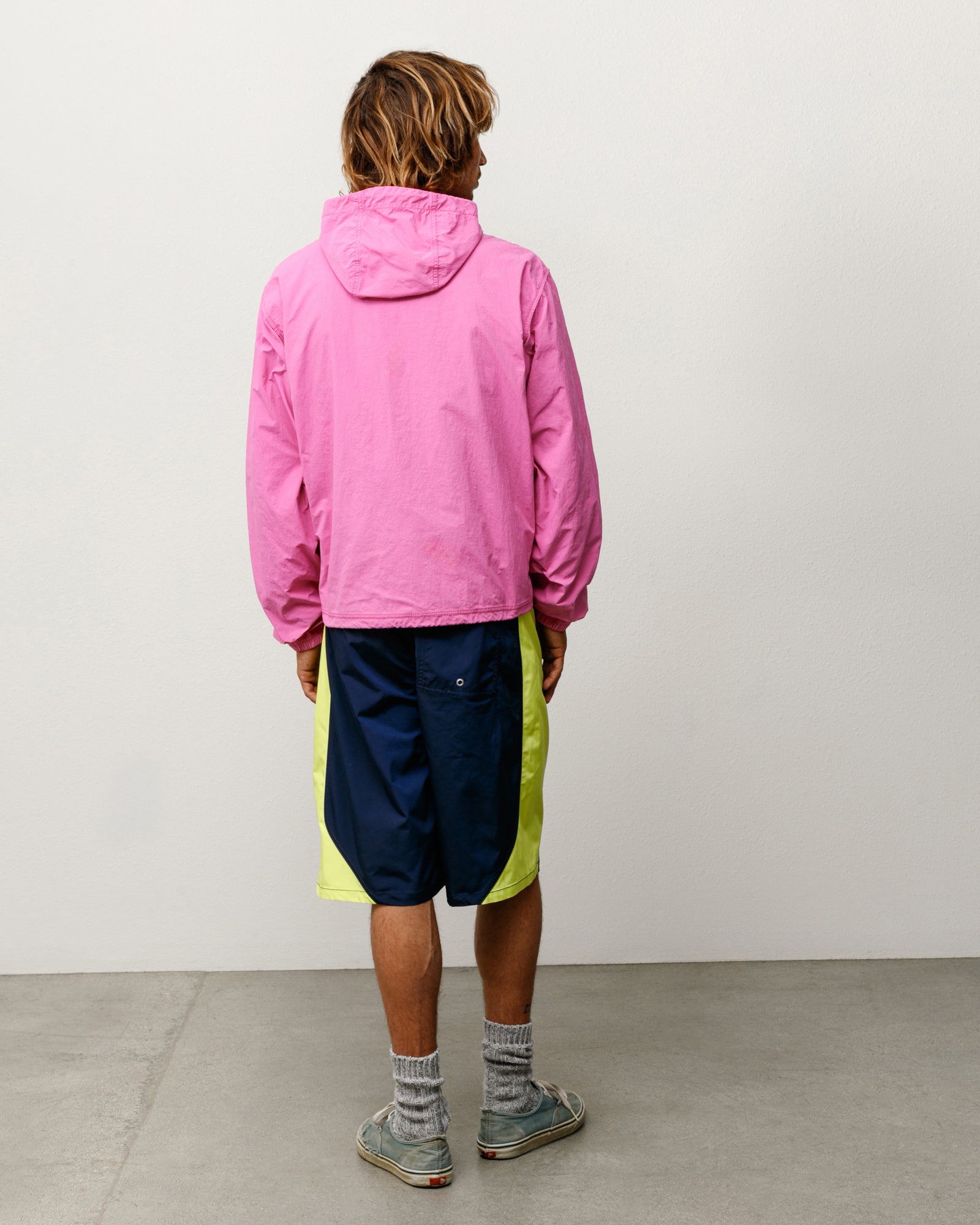 Lightweight Hooded Jacket Unisex Long Sleeve In Pink