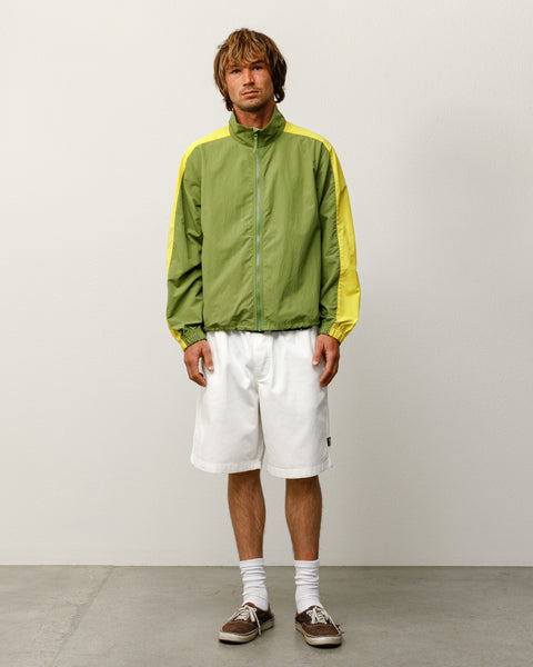 Lightweight Mock Jacket Mens Long Sleeve In Green