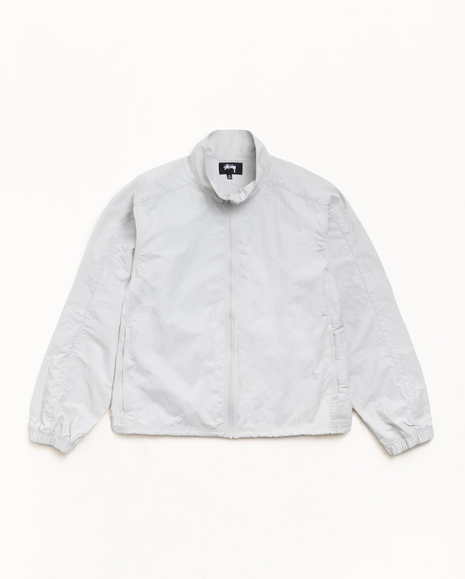 Lightweight Mock Jacket Mens Long Sleeve In Grey