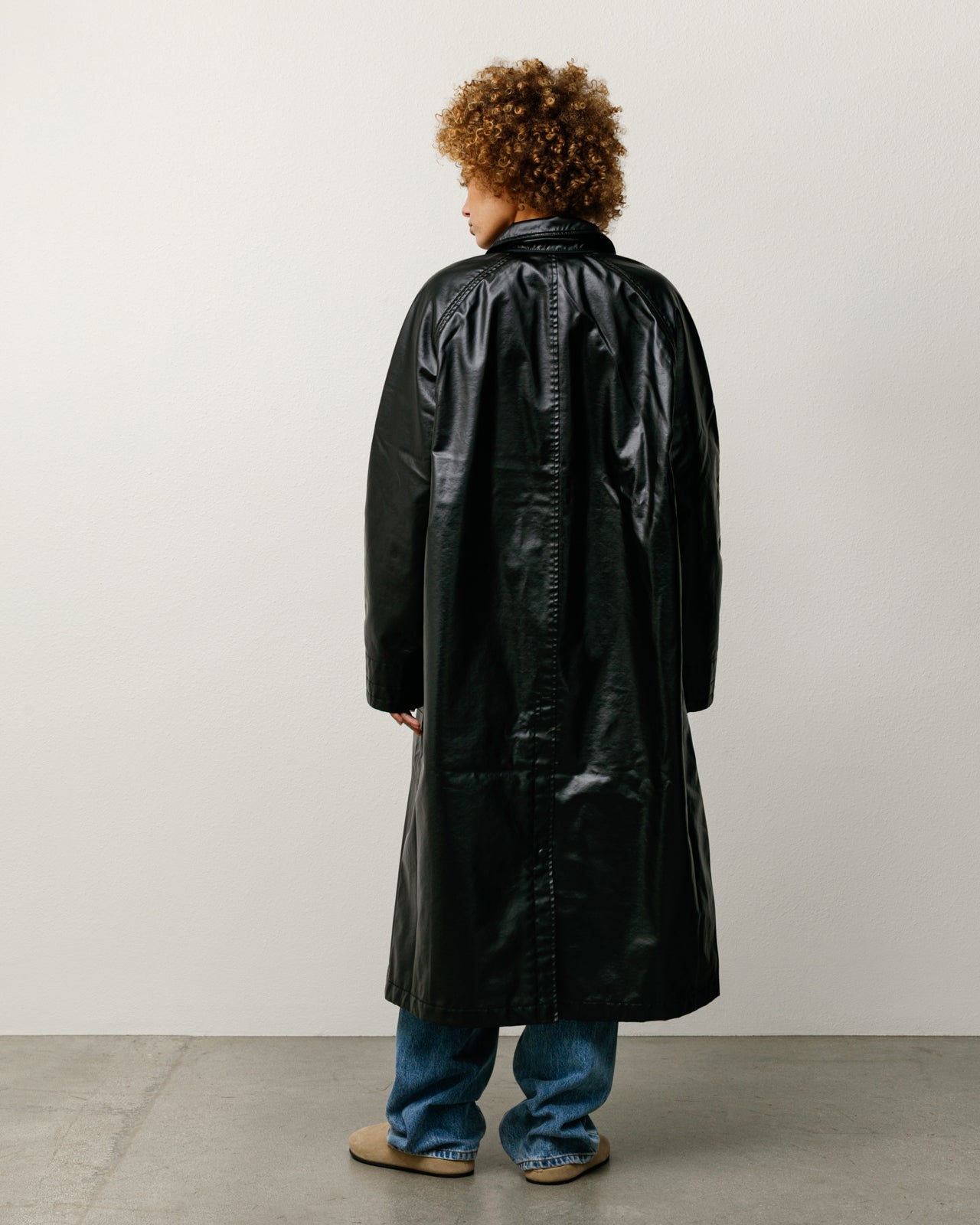 Coated Field Coat – Black | Outerwear | Stüssy Korea