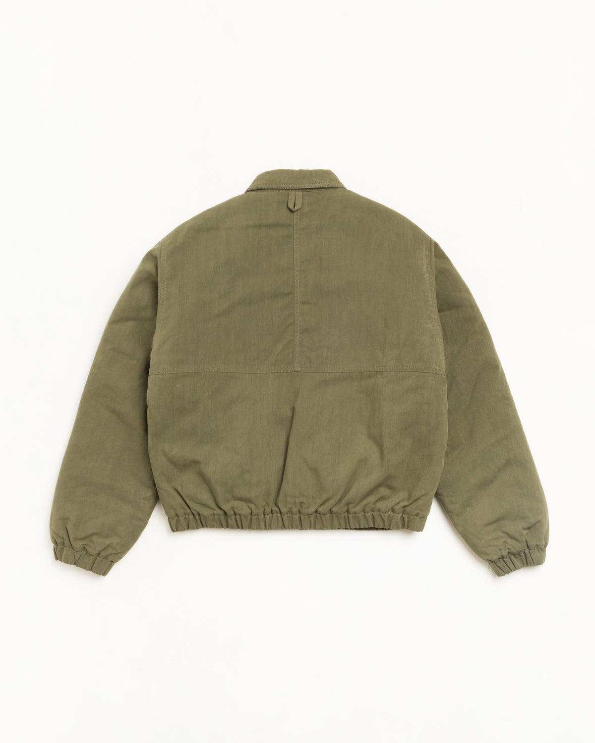 Nyco Collared Work Jacket Unisex Long Sleeve In Green