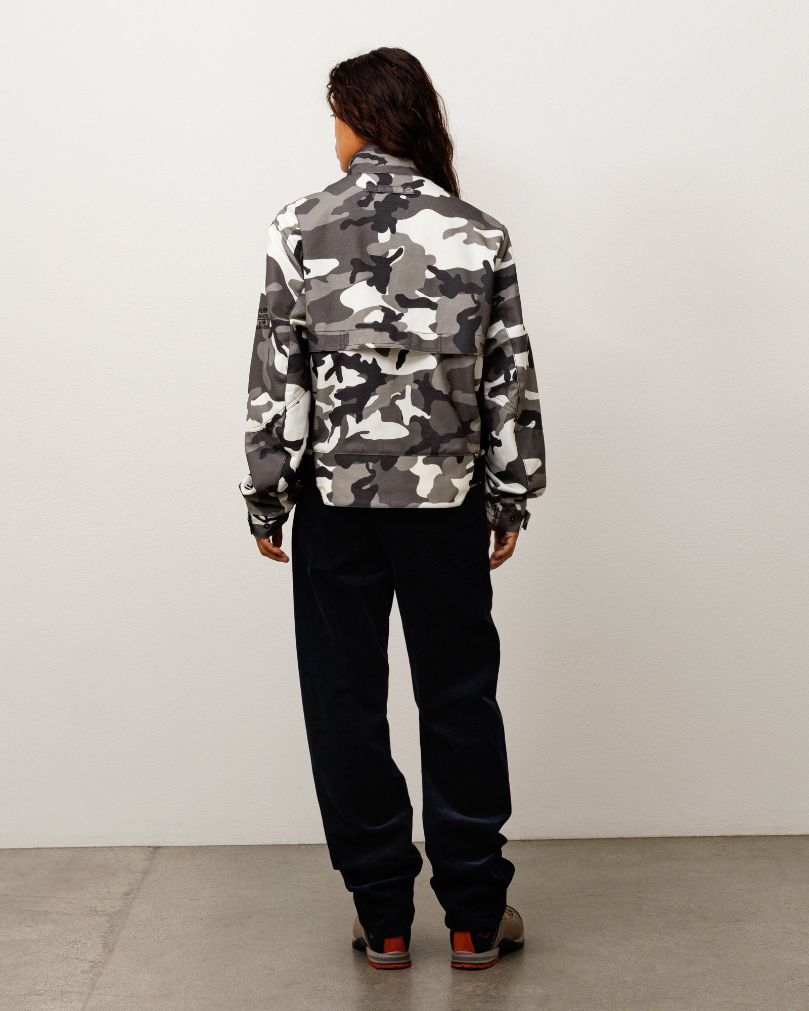 Touring Jacket Unisex Long Sleeve In Snow Camo
