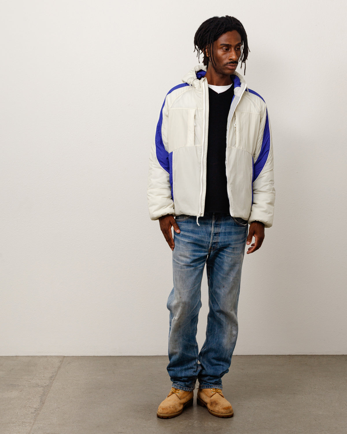 Rally Insulated Jacket Unisex Long Sleeve In Bone
