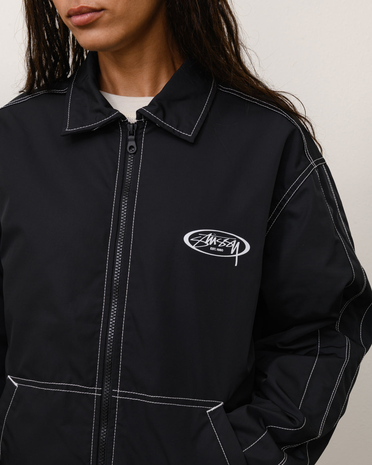 Offshore Jacket Unisex Long Sleeve In Black