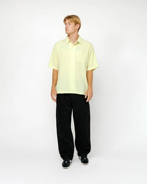 Stüssy Beach Pant Brushed Cotton Black Pants | hero:hover:collection:new-arrivals,pants,all,bottoms