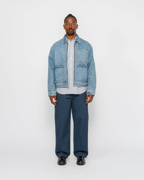 Stüssy Chino Work Pant Navy Pants | hero:hover:collection:new-arrivals,pants,all,bottoms