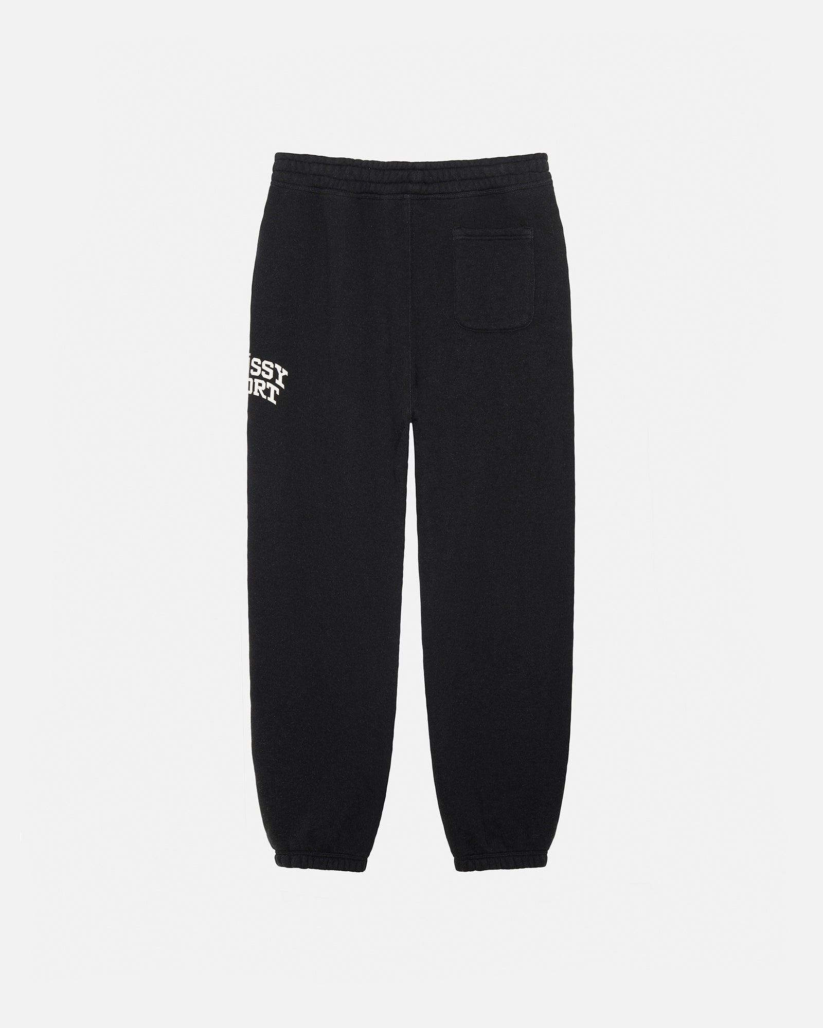 Stüssy Fleece Pant Sport Crackle Washed Black Sweats