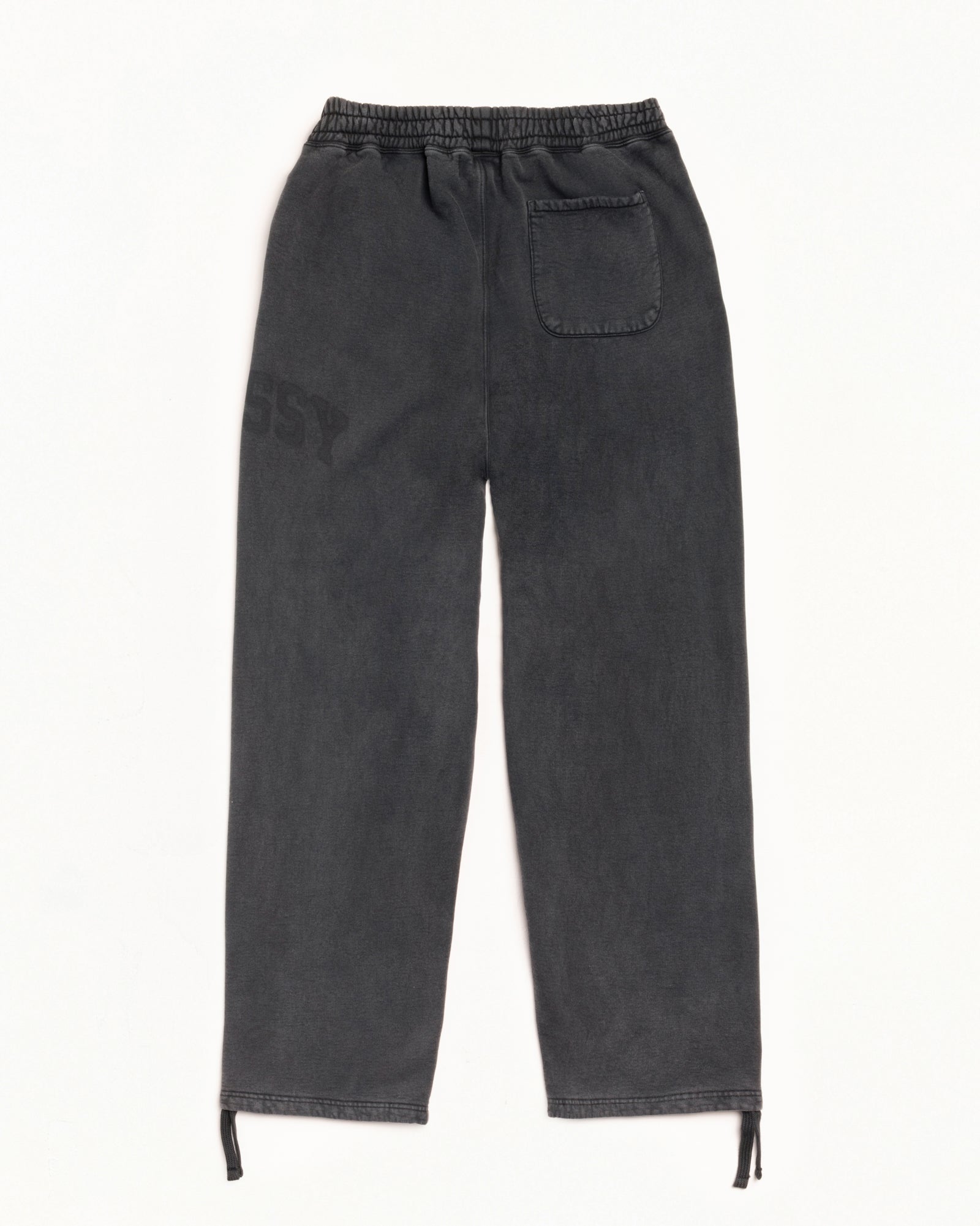 Faded Graphic Fleece Pant – Washed Black | Bottoms | Stüssy Korea