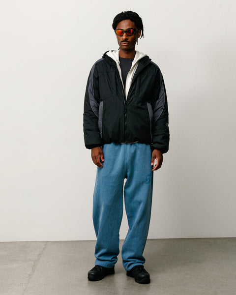 Faded Graphic Fleece Pant Unisex In Washed Navy