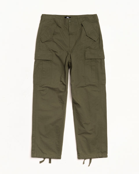 Military Cargo Pant Ripstop Mens Regular In Olive Green