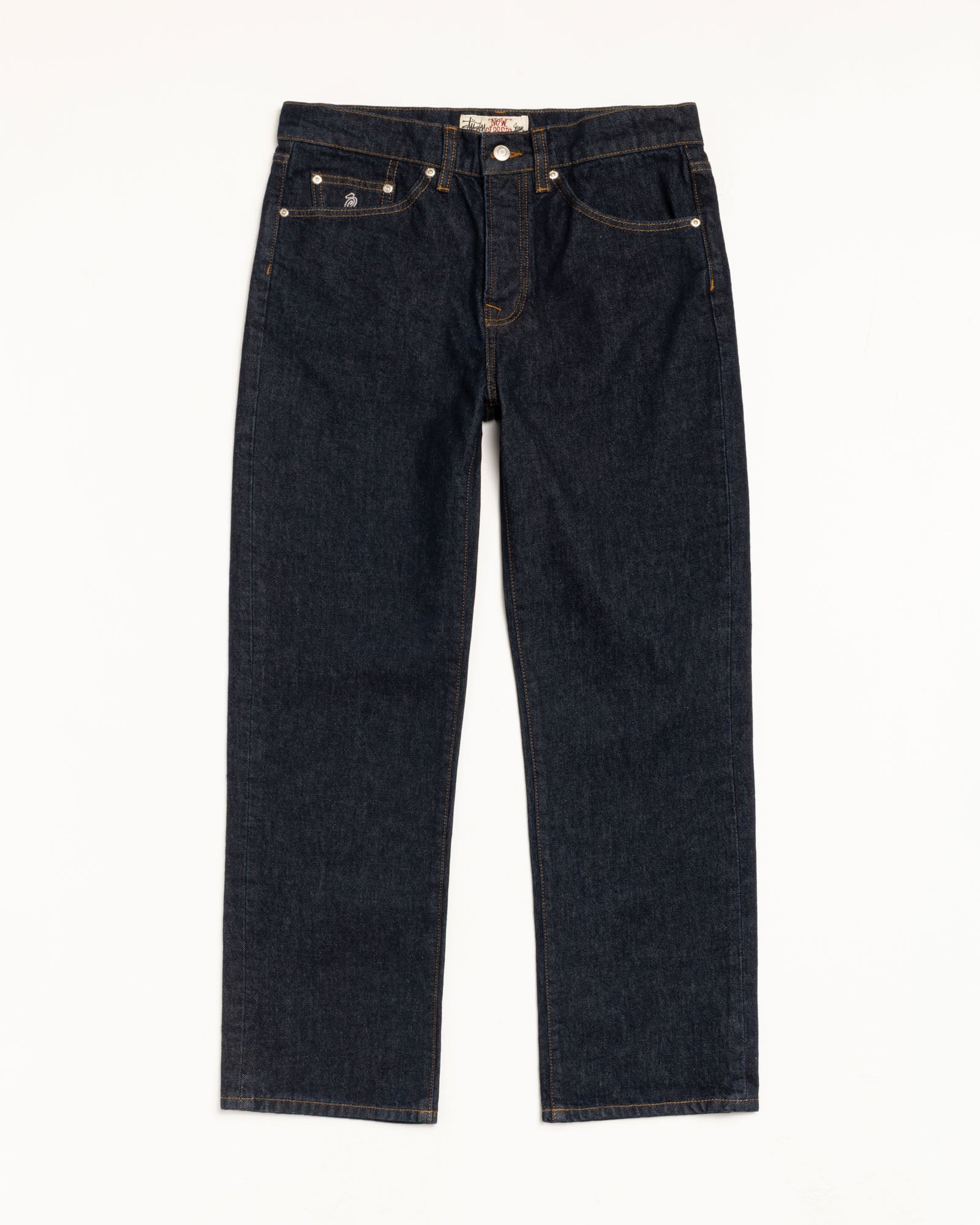 New Classic Jean Denim Mens Regular In Rinsed Indigo