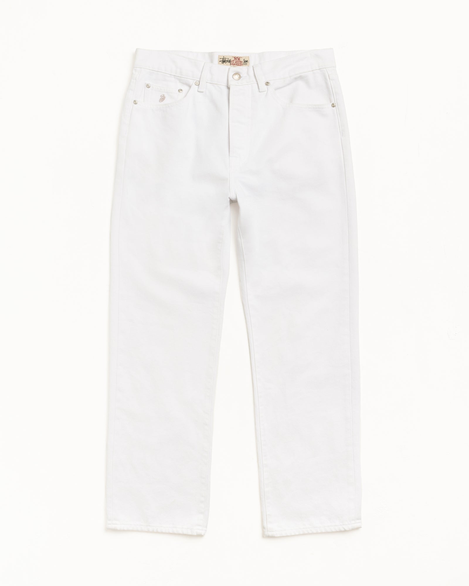 New Classic Jean Denim Mens Regular In White