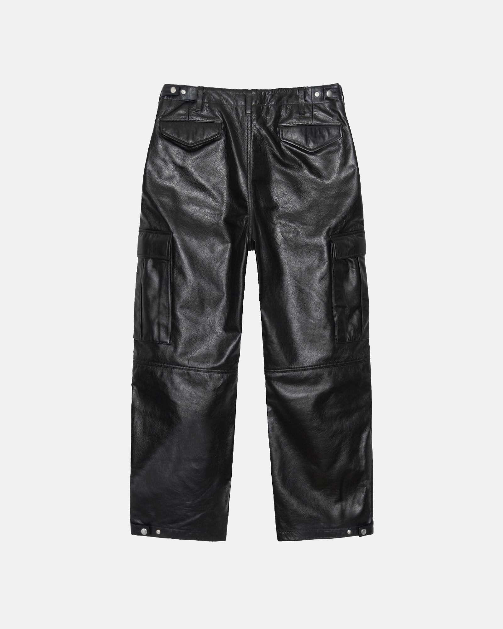 MILITARY CARGO LEATHER PANT