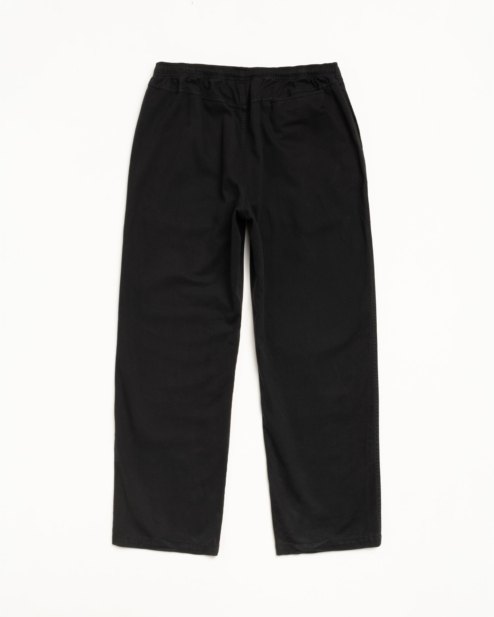 Beach Pant Cotton Twill Mens Pant in Black