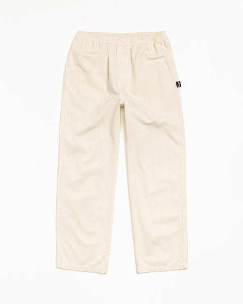 Beach Pant Cotton Twill Mens Pant in Bone