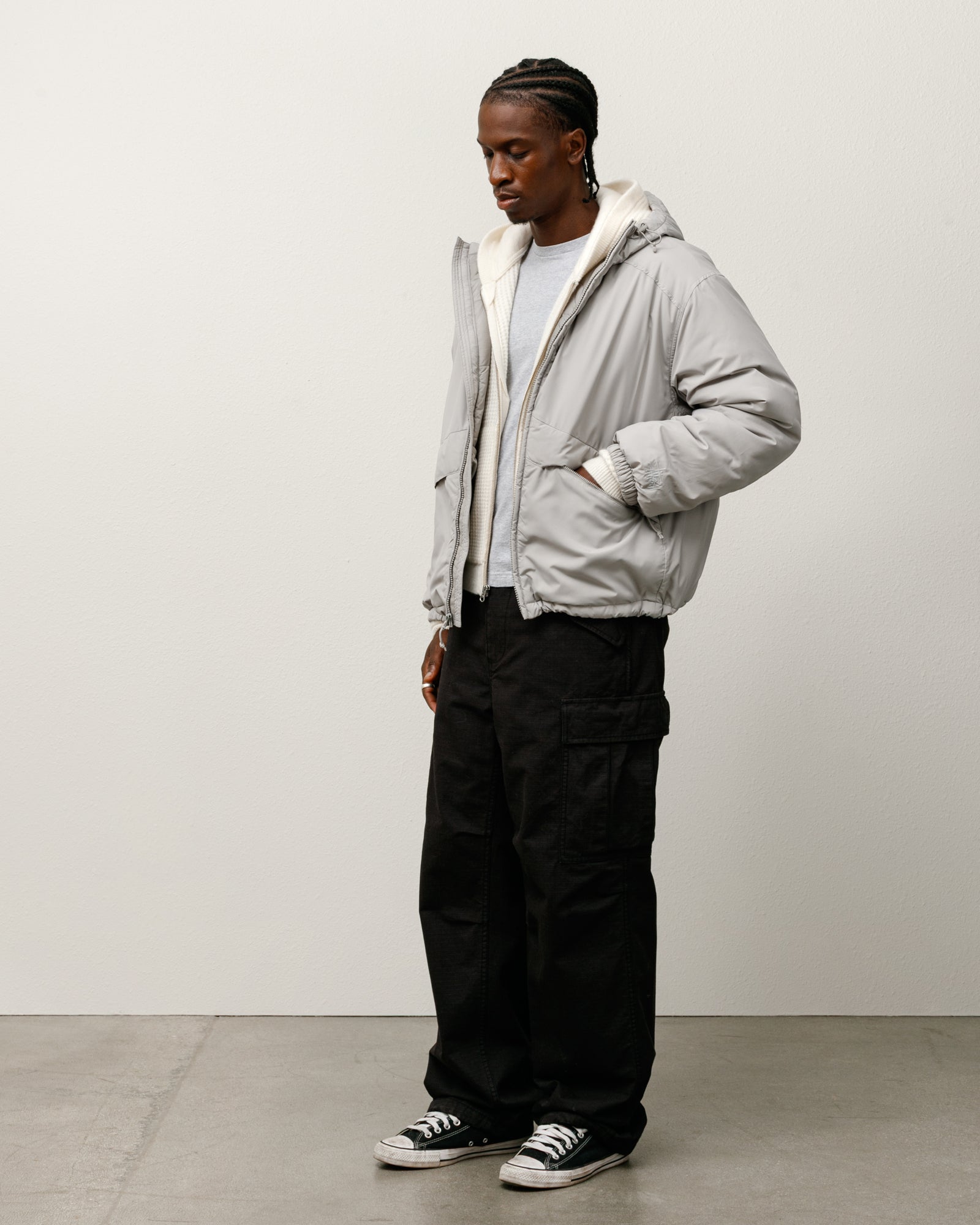 Cargo Pant Mens Regular In Black