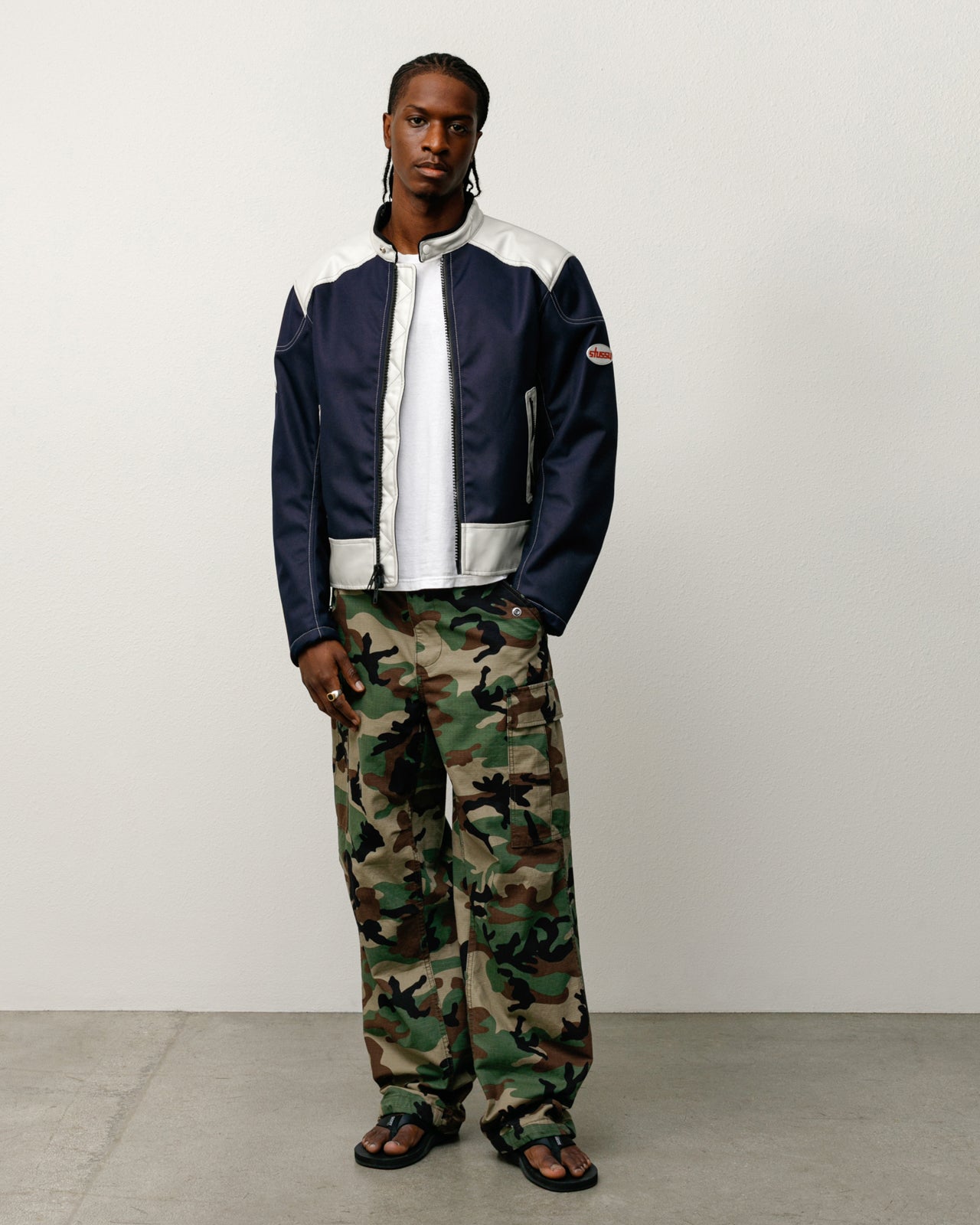 Cargo Pant Mens Regular In Woodland Camo