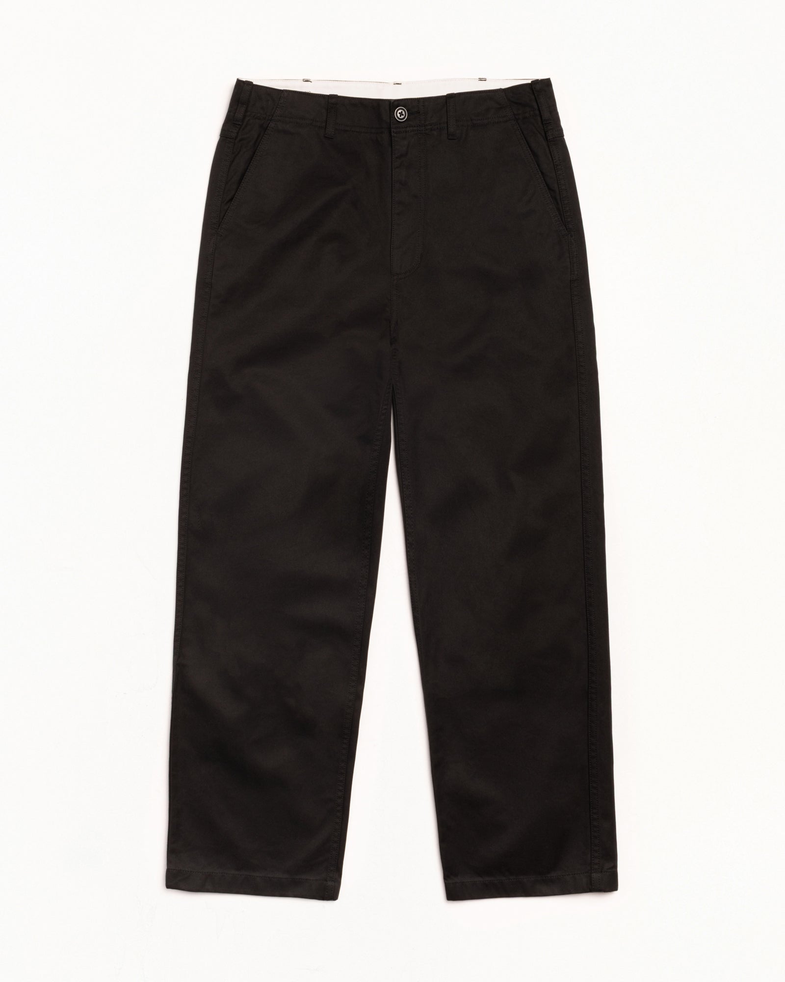 Chino Trouser Mens Regular In Black