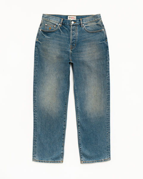 Big Ol' Jean Denim 유니섹스 진, 다크 워시 인디고