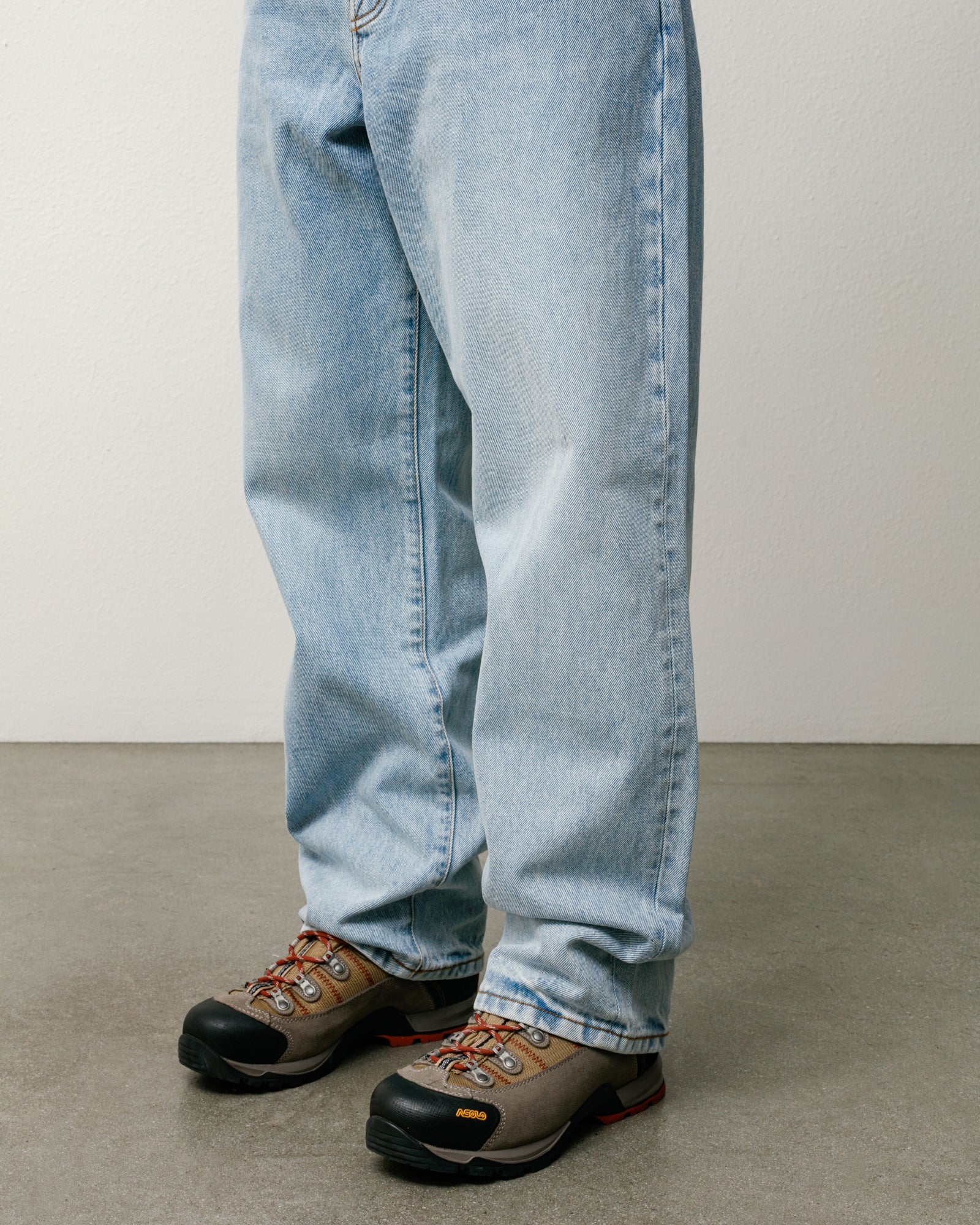 Stüssy BIG OL' JEAN DENIM 라이트 워시 인디고 데님 진