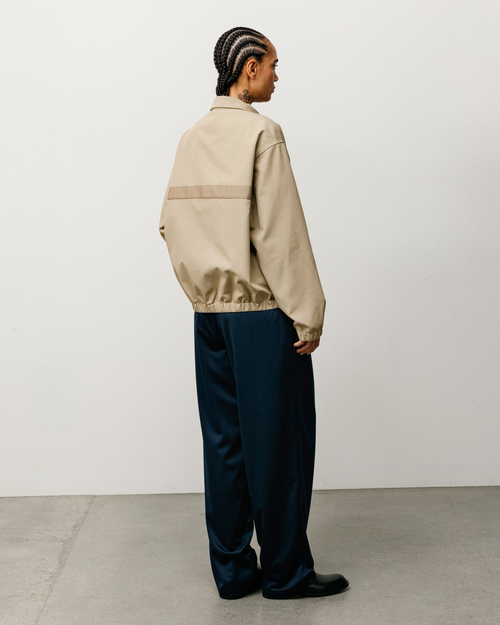 Mesh Track Pant Unisex Regular In Navy