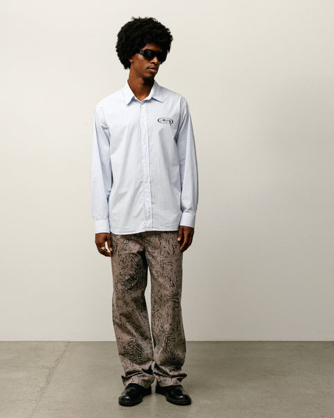 Beach Pant Cotton Twill Mens Regular In Fossil