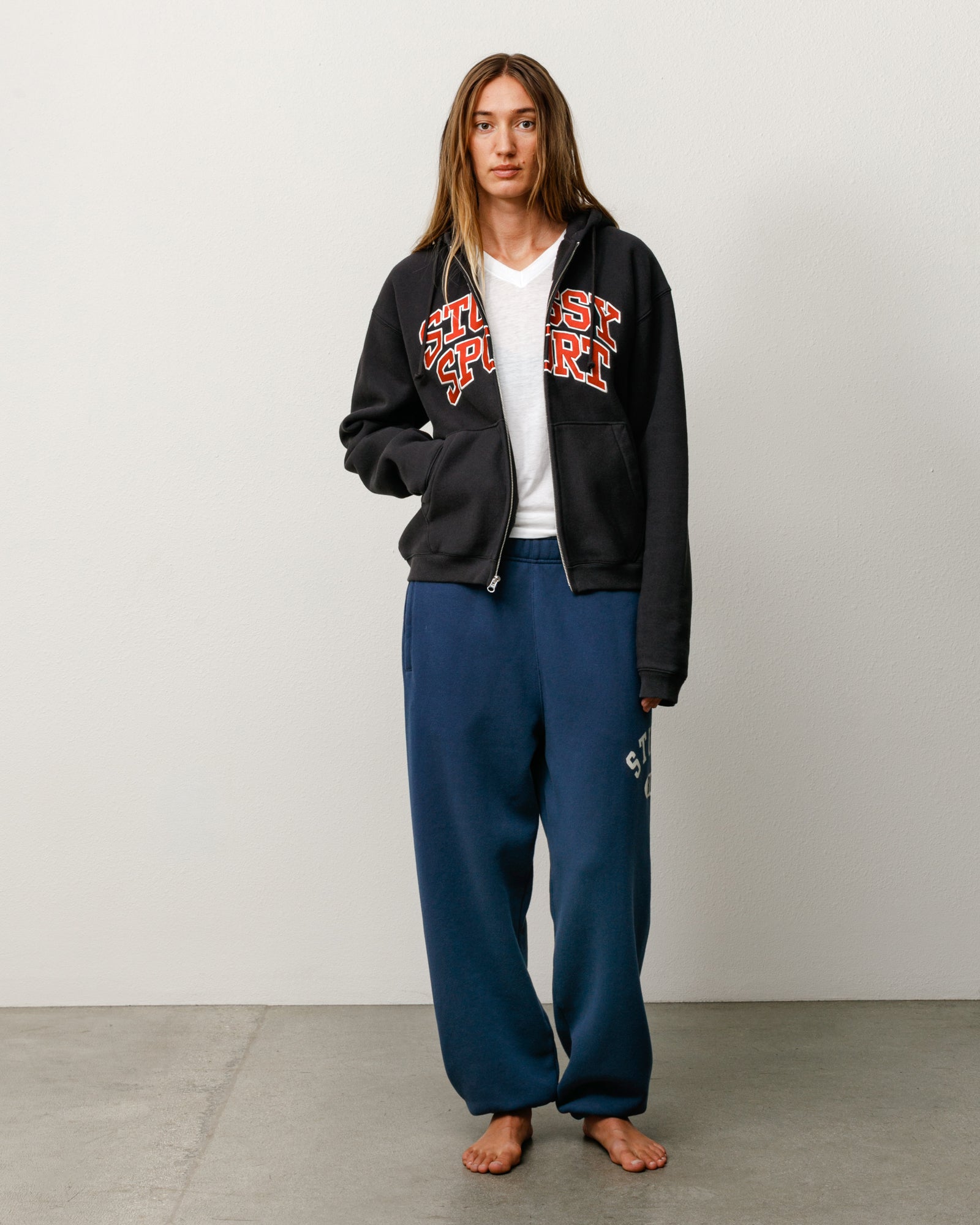 Varsity Fleece Pant Unisex Regular In Navy