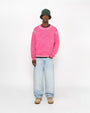 FADED COTTON KNIT CREW