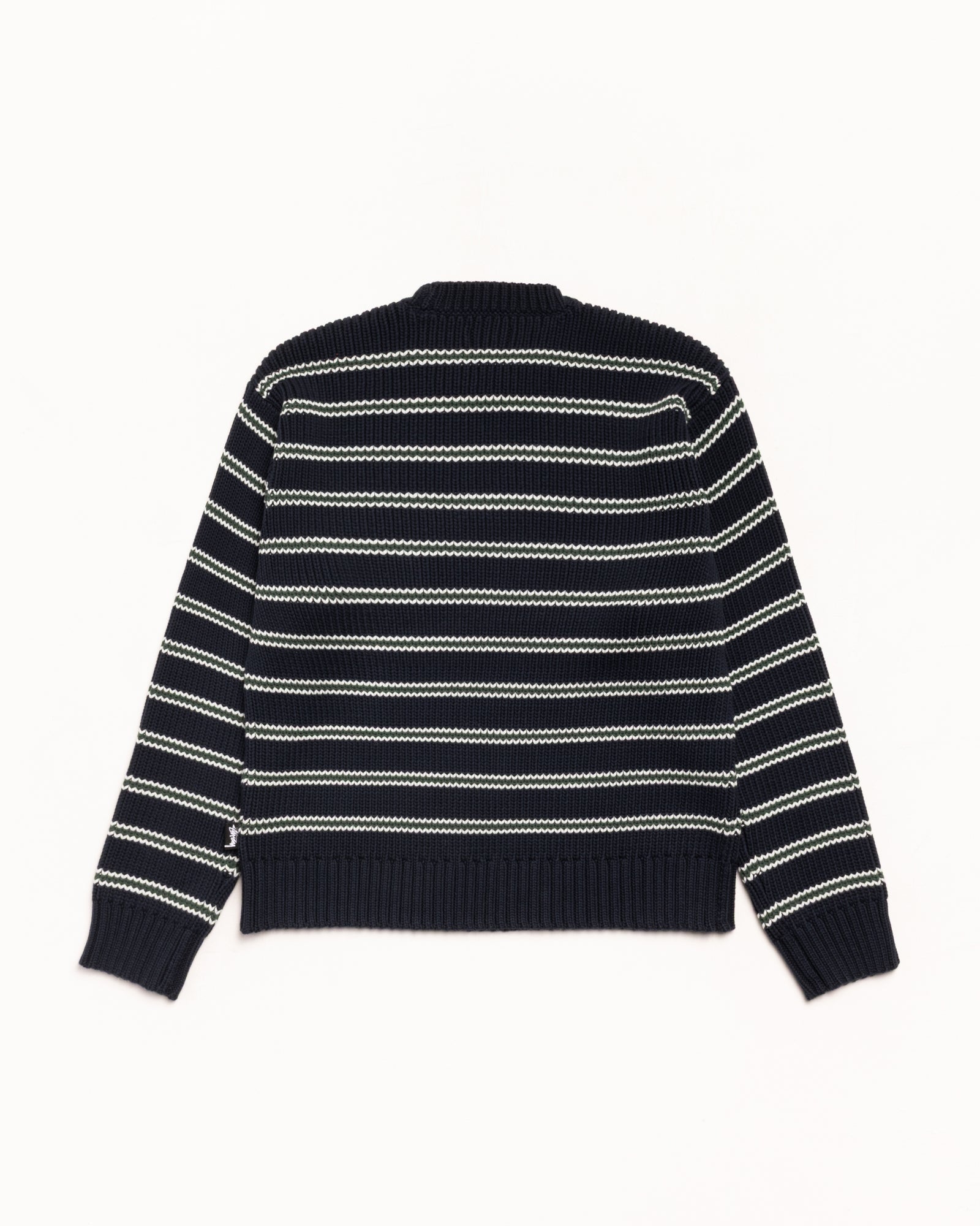Stripe Knit Crew – Ocean | Tops & Knits | Stüssy Korea