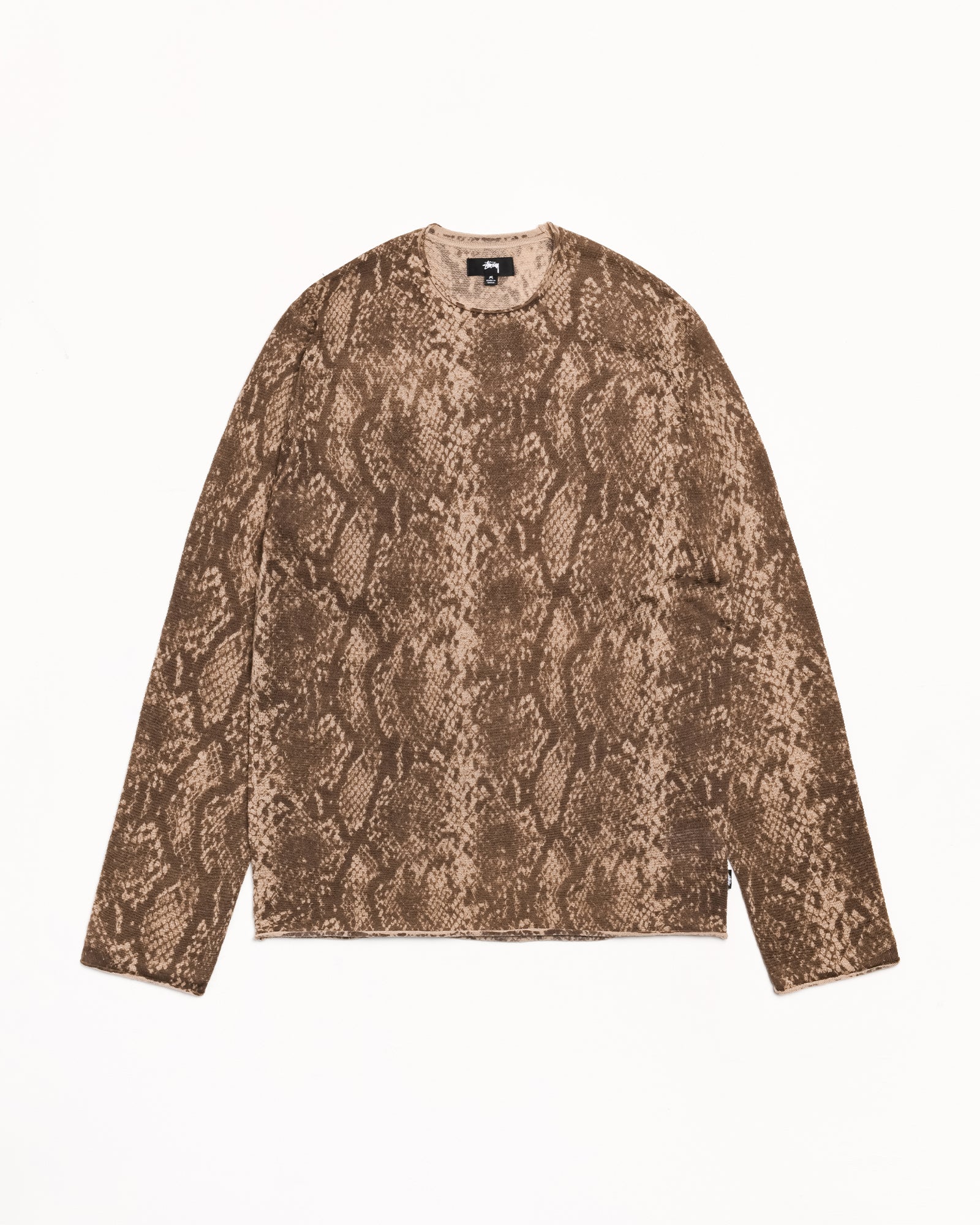 Python Sweater Mens Long Sleeve In Khaki
