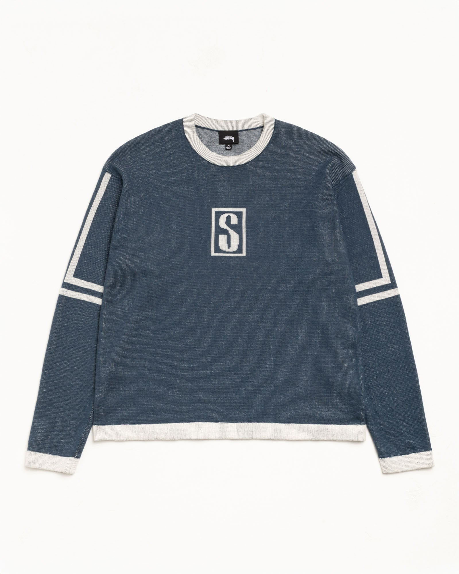Stussy Alpine Sweater Mens Long Sleeve In Blue